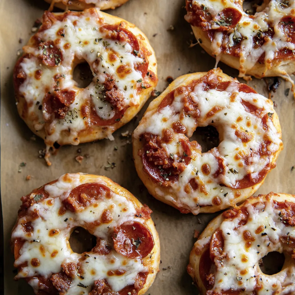 Pizza Bagels schnell gemacht