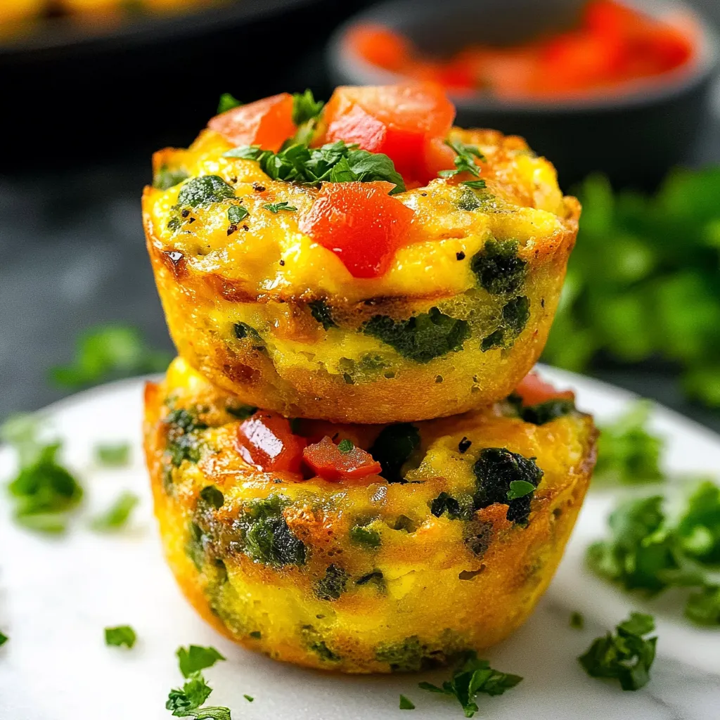 Hausgemachte Frühstücks-Eiermuffins