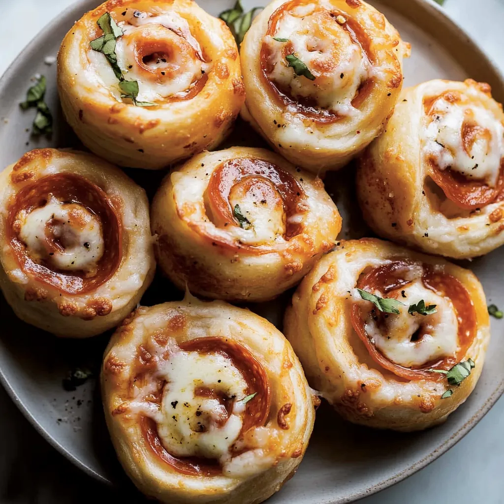 Pikante Pizza Schnecken