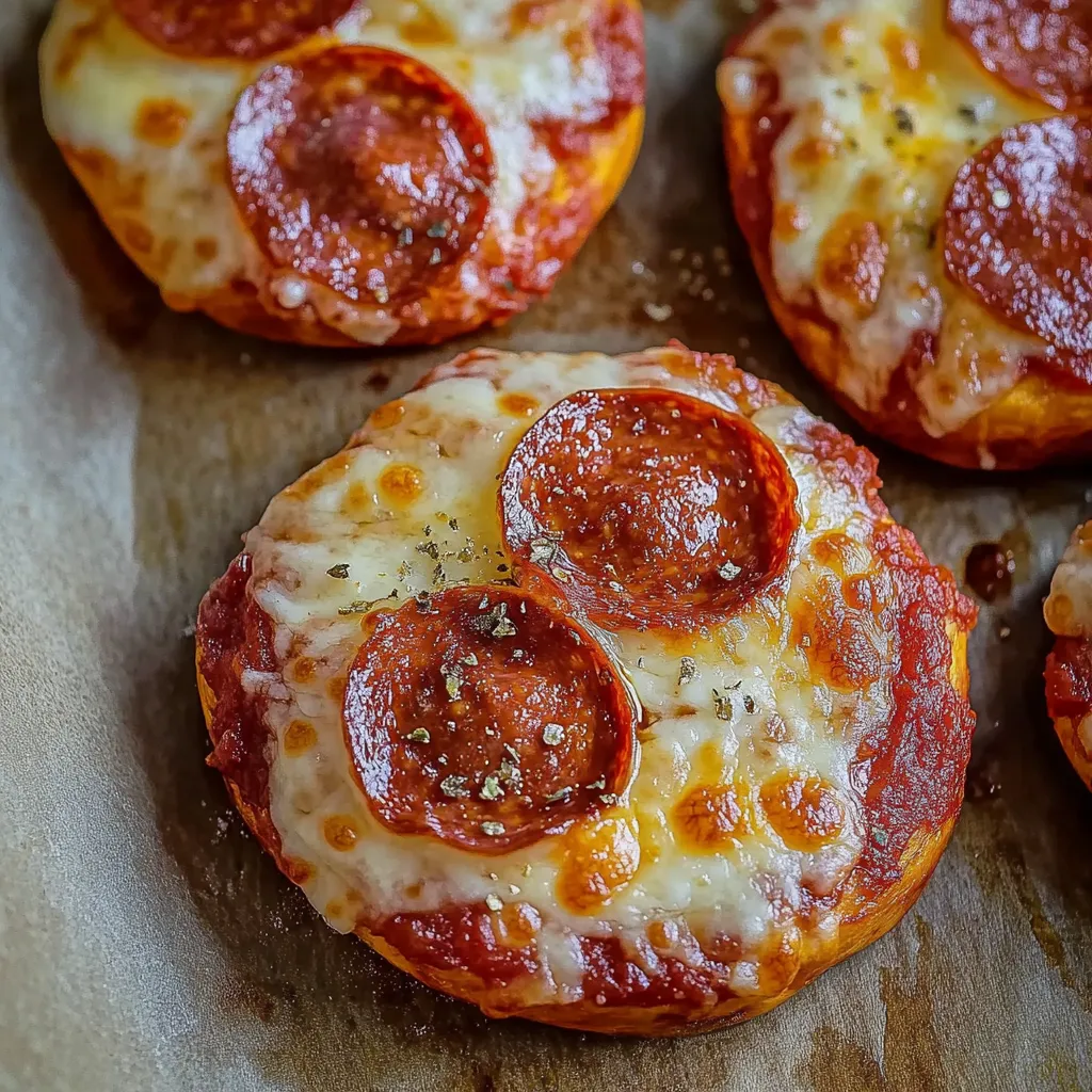 Kleine Lunchbox-Pizzen