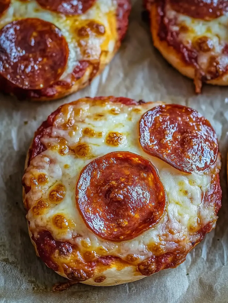 Mini Lunchbox Pizzas Hausgemacht