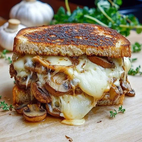 Pilz-Käse-Toast