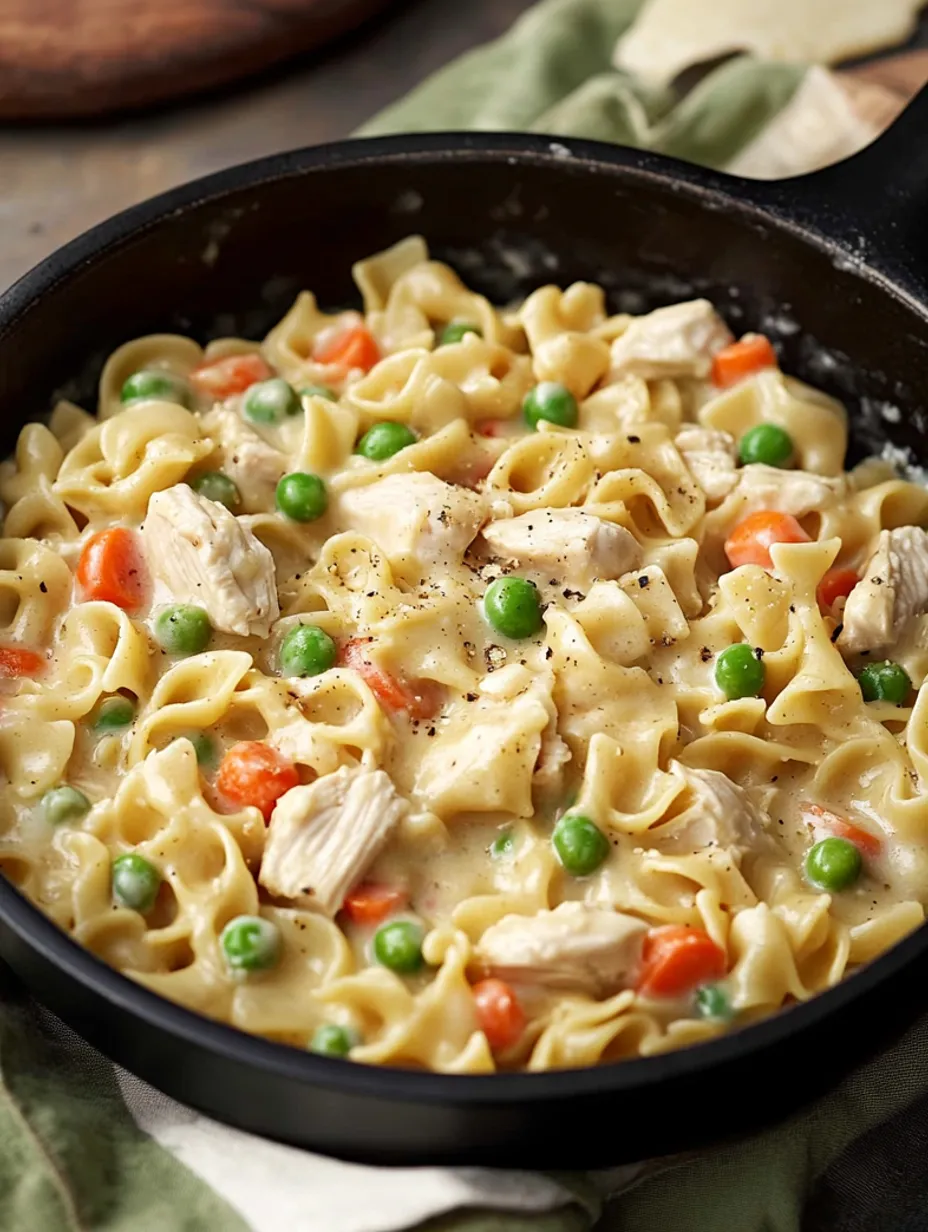 Pfanne Bandnudeln Hähnchen Gemüse
