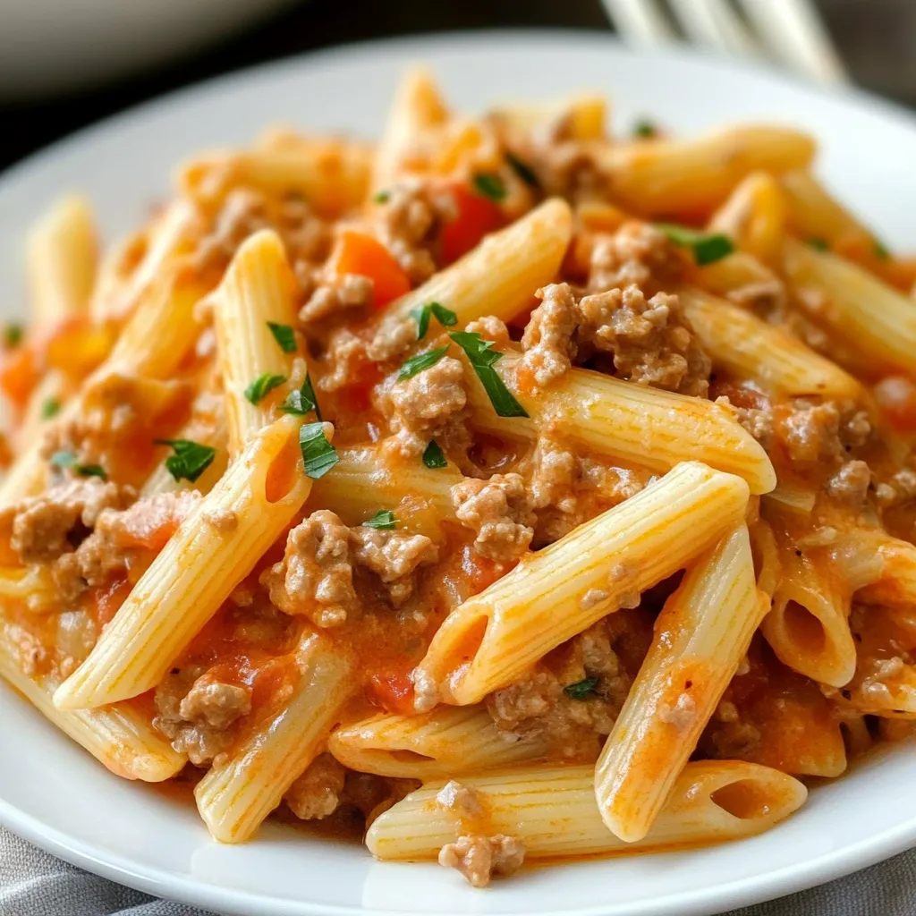 Einfache Rotel Pasta