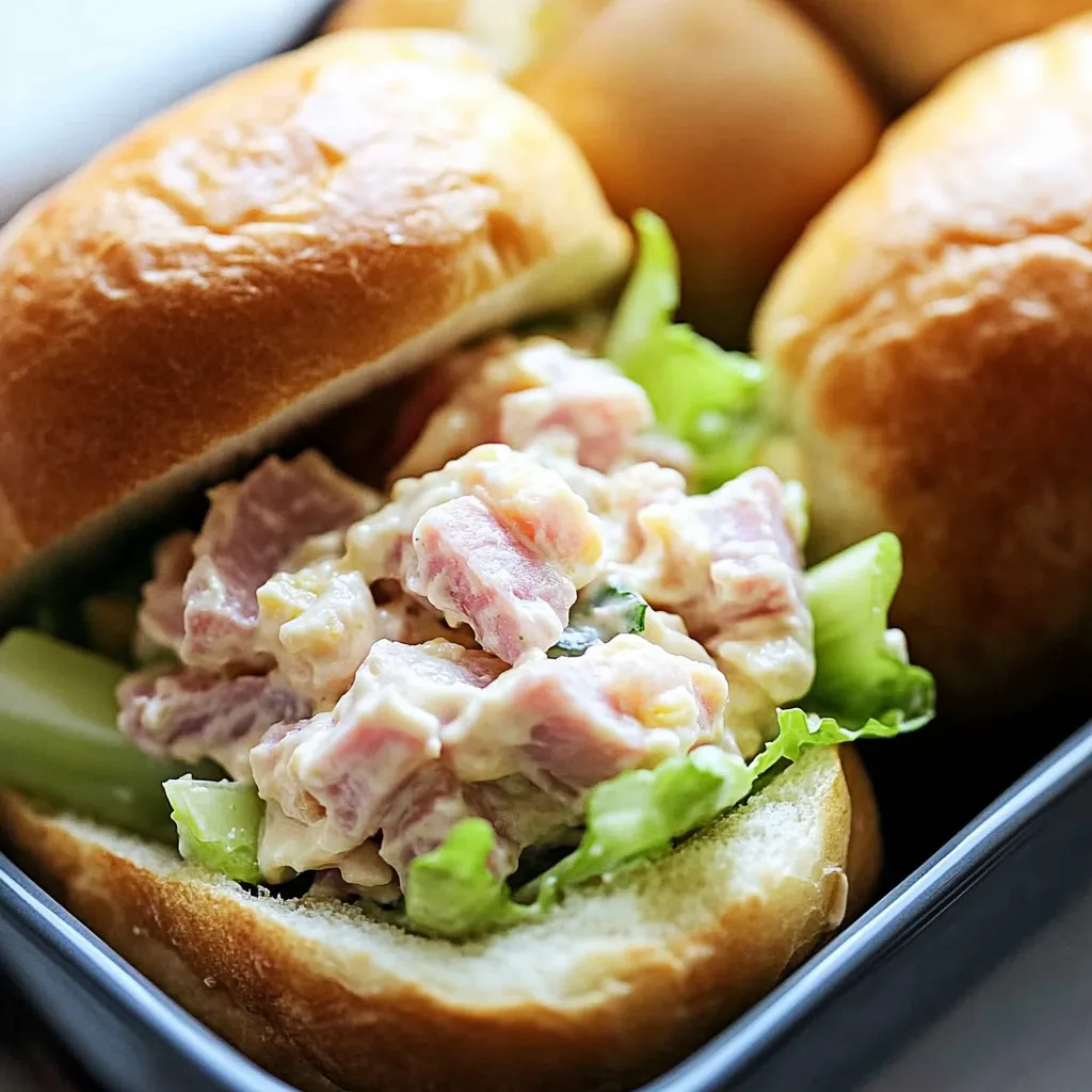 Cremiger Schinkensalat