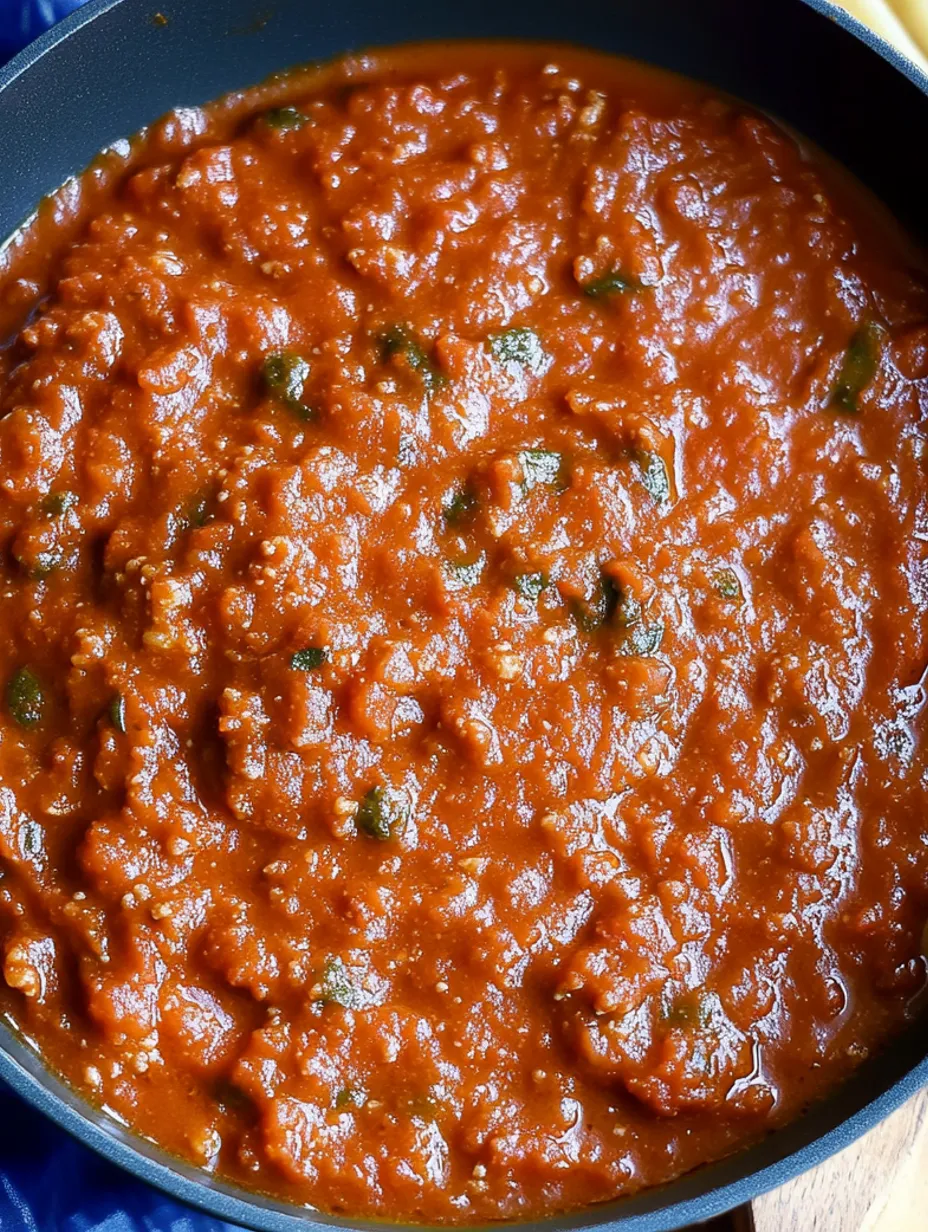 Beste hausgemachte Spaghettisauce