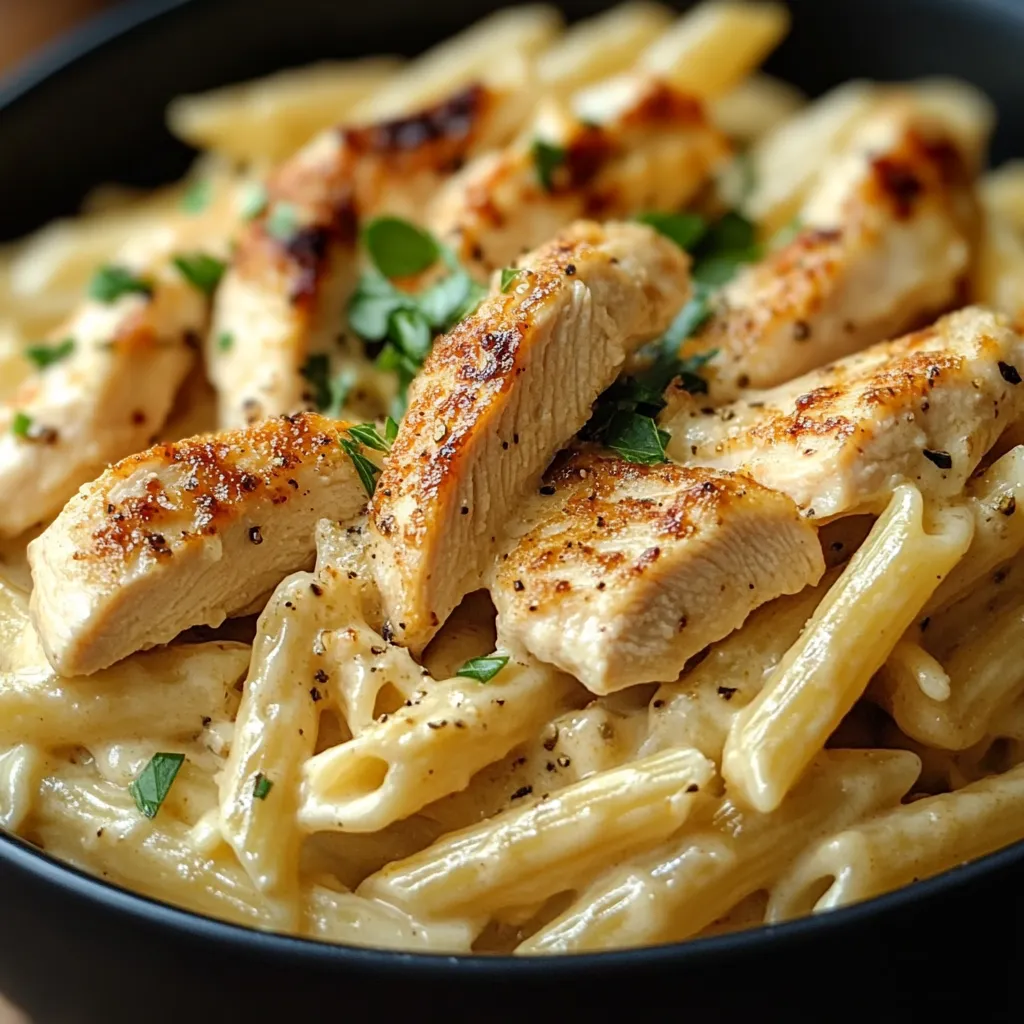Crock Pot cremige Cajun-Hähnchen-Pasta