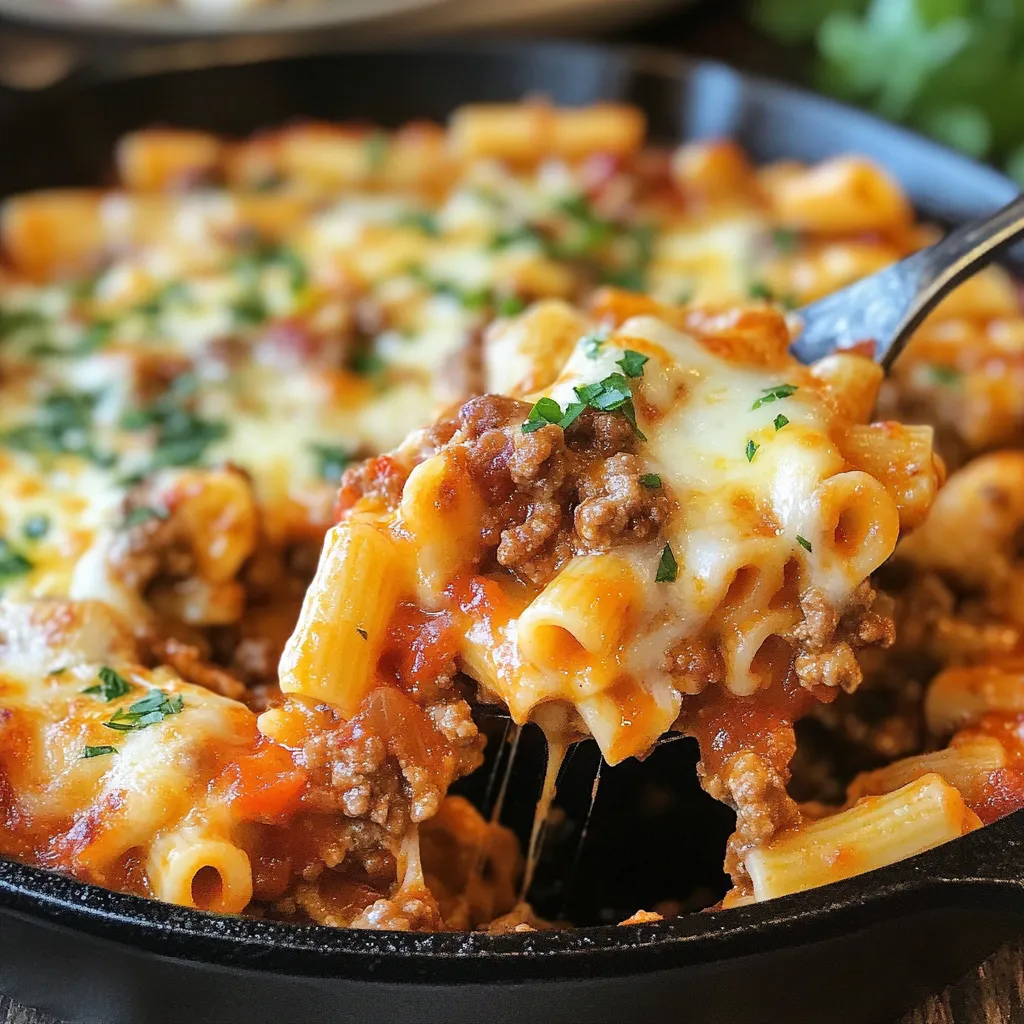 Beef Lombardi Auflauf