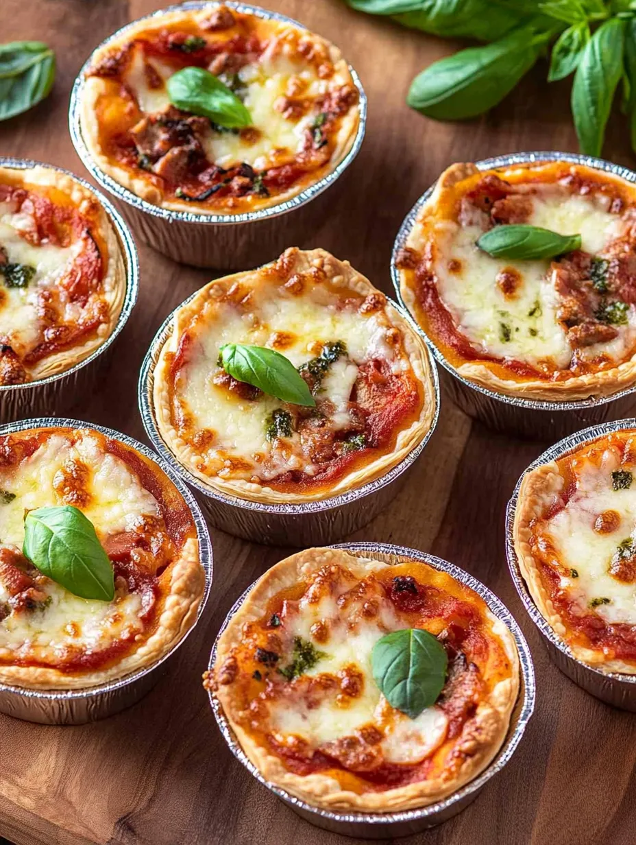 Pizza Pot Pies Hausgemacht