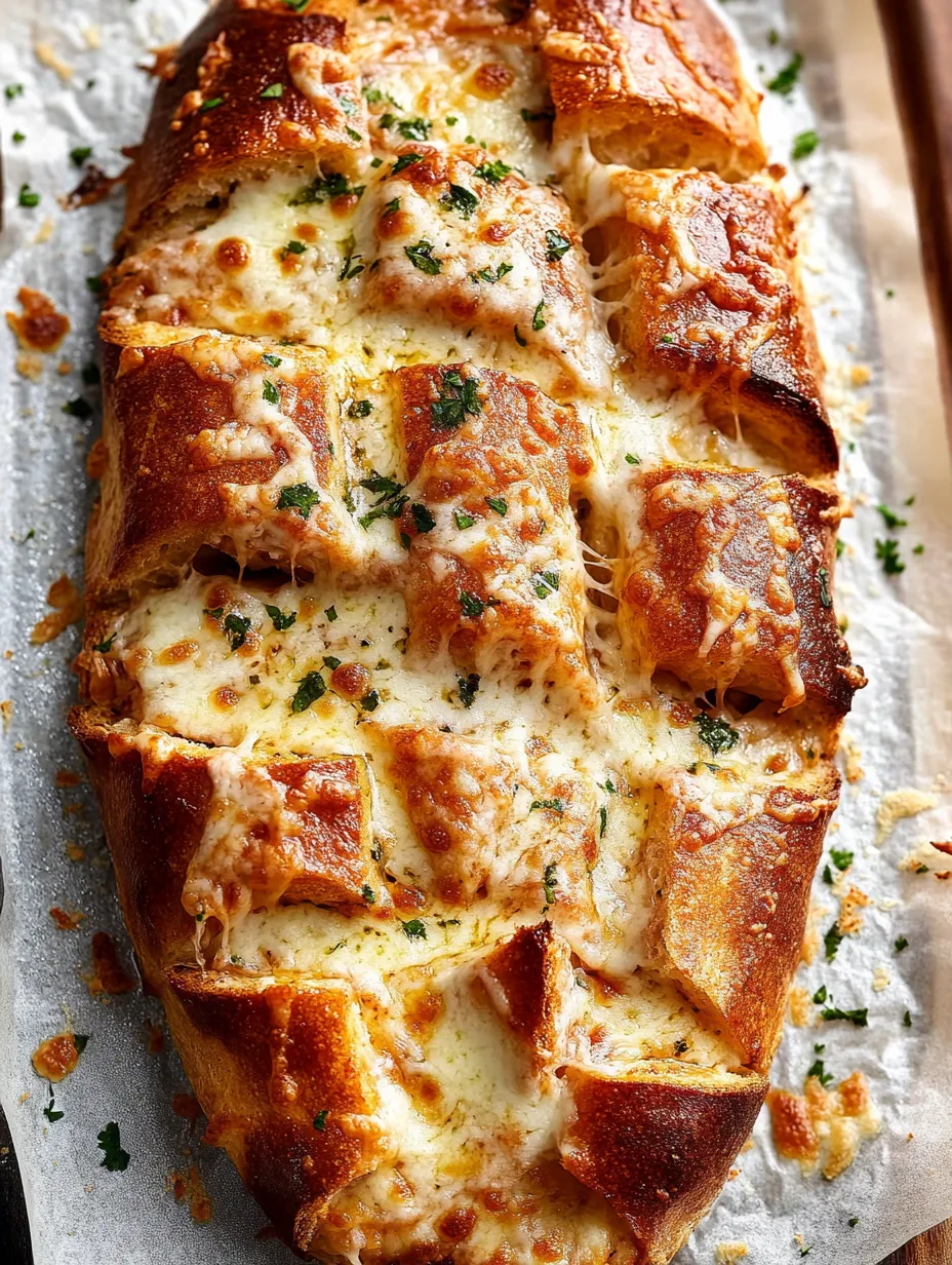 Knoblauchbutter Pizza Zupfbrot