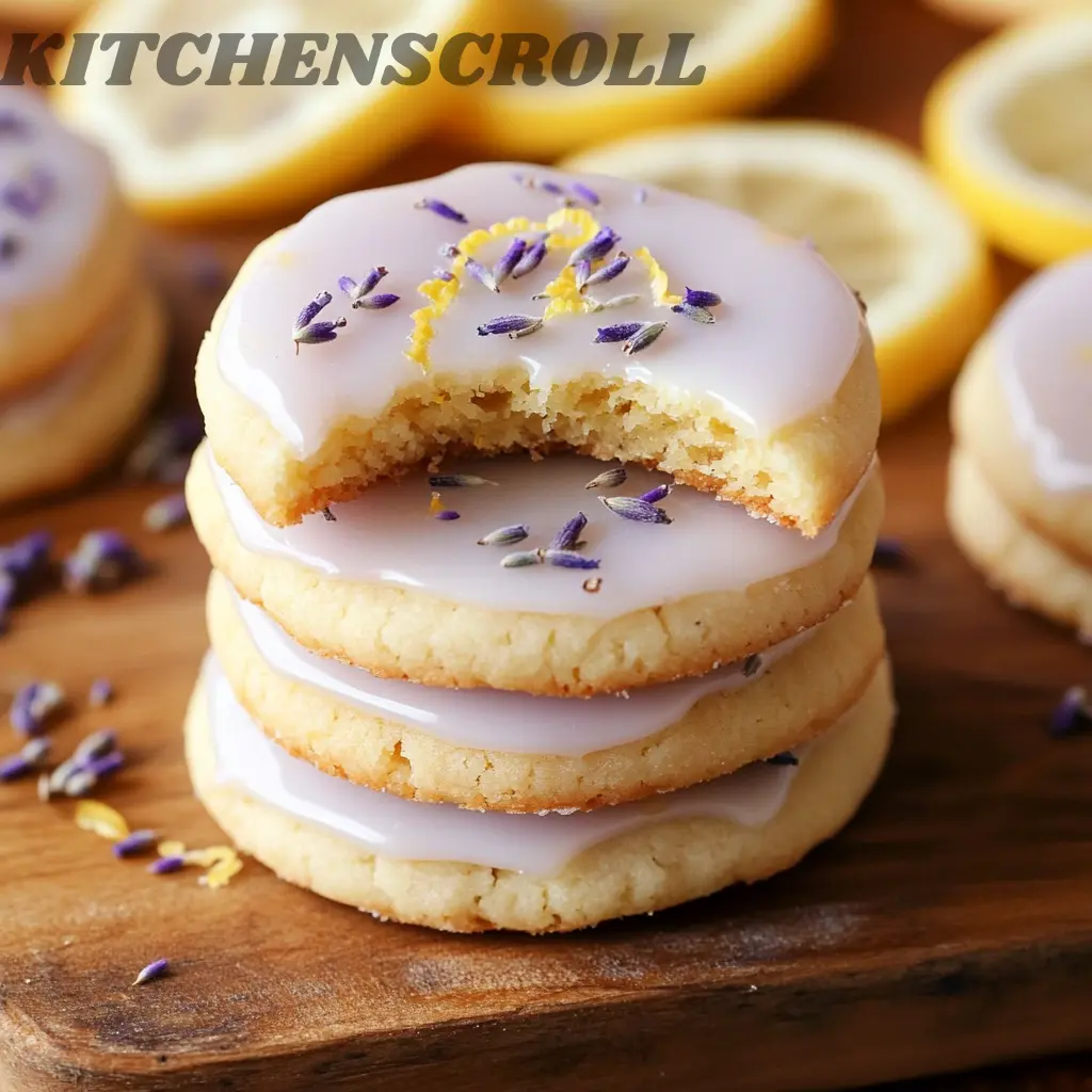 Lavendel Zitronen Kekse