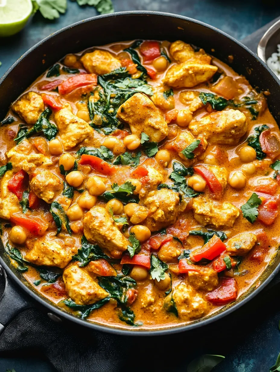 Hähnchen-Kichererbsen-Curry