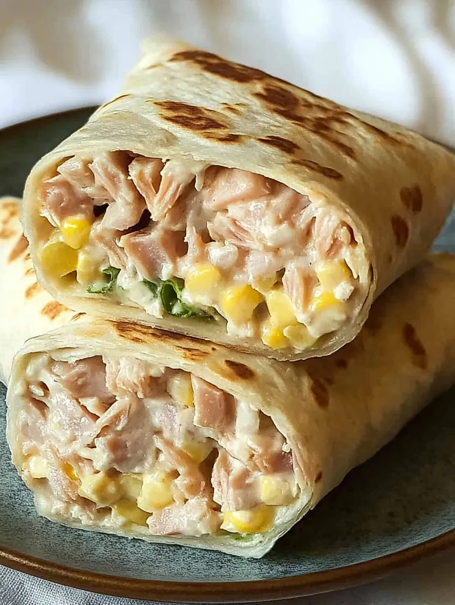 Thunfisch Wrap mit Käse