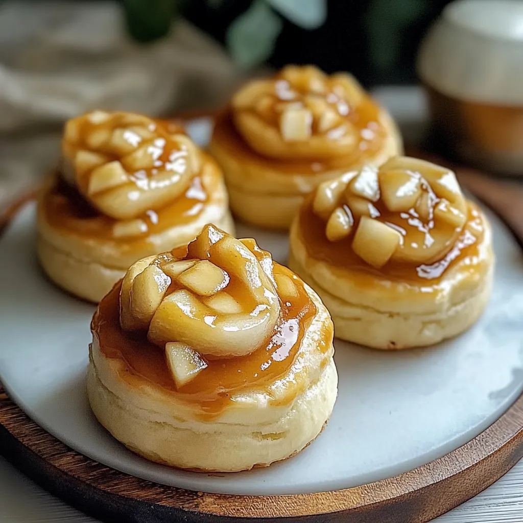 Apfel Käsekuchen Brötchen