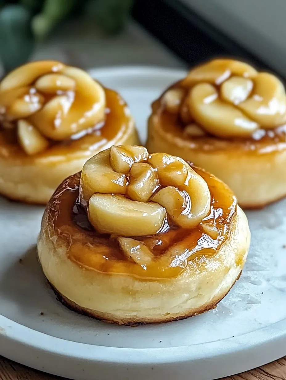 Selbstgemachte Apfel-Käsekuchen-Brötchen