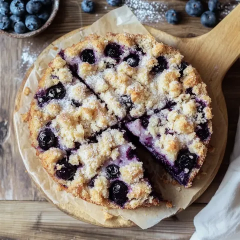 Blaubeer Brioche Kuchen