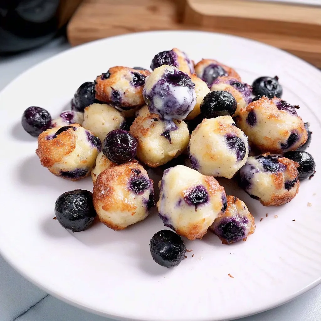 Blaubeer Joghurt Snacks
