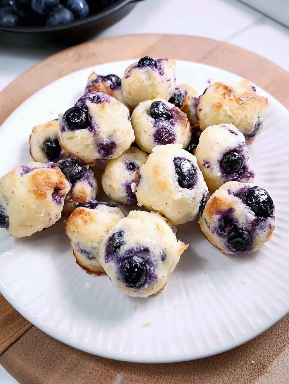 Heidelbeer-Joghurt-Bällchen