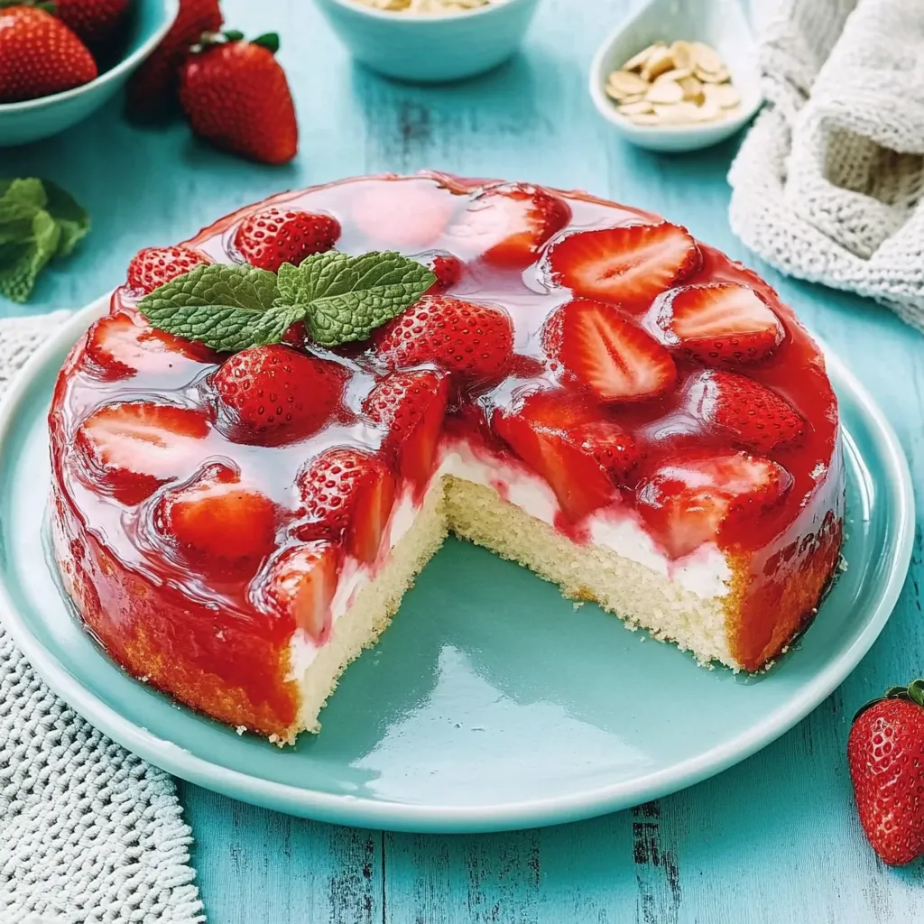 Fluffiger Kuchen mit Pudding