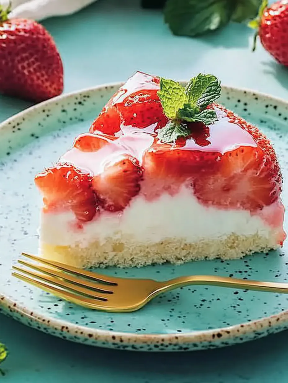 Erdbeerkuchen mit Pudding – Zart, Fruchtig und Einladend