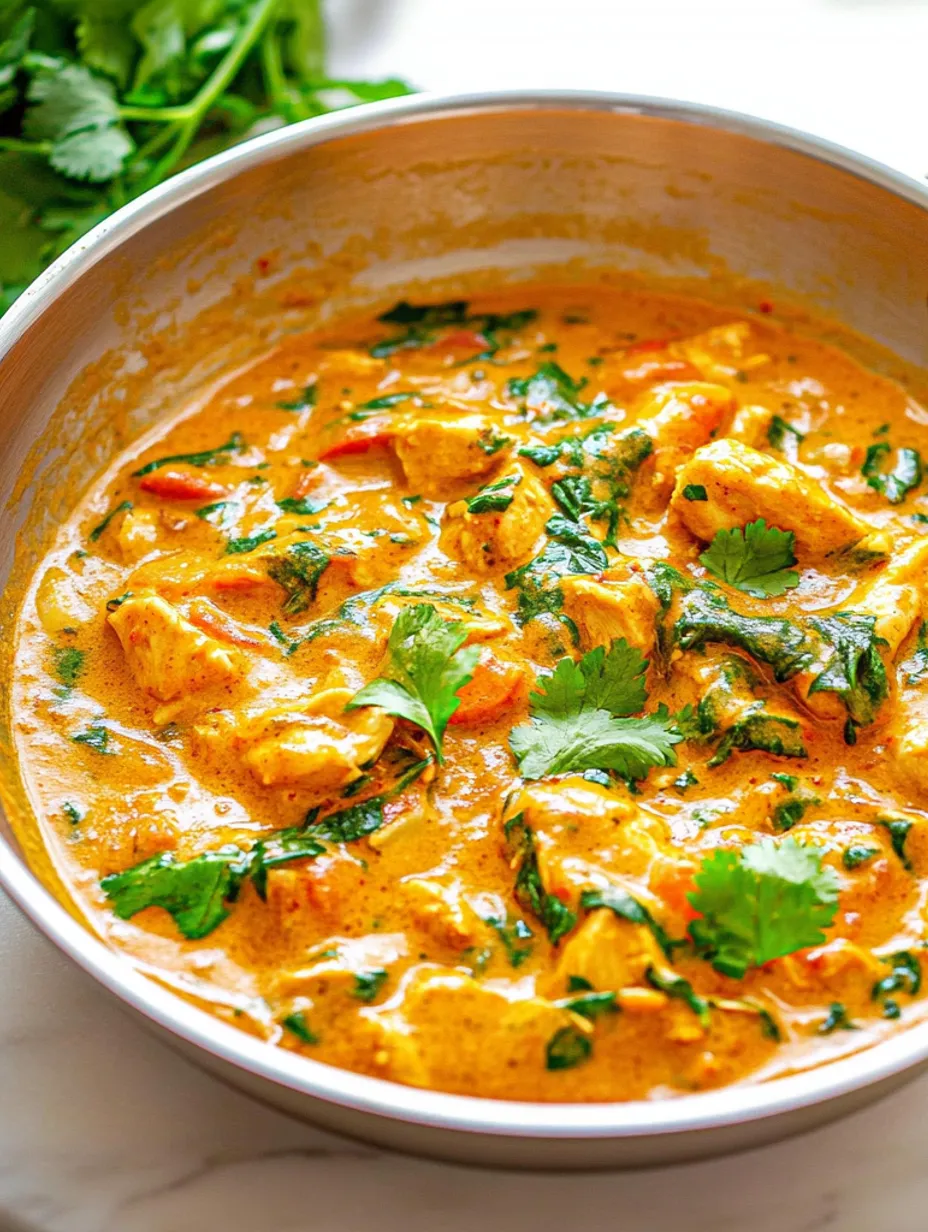 Verführerisches Thai Kokos-Hähnchen-Curry