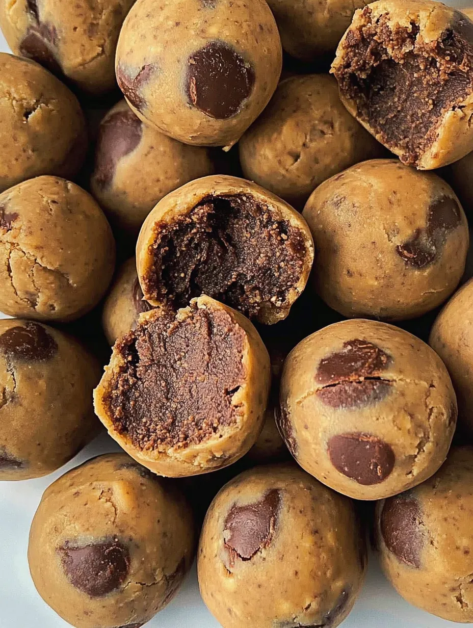 Einfache Brookie Proteinbällchen