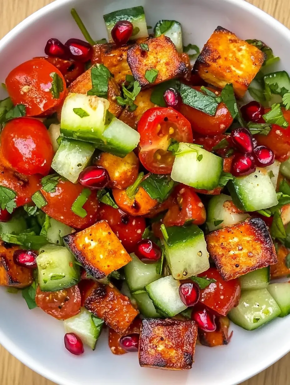 Halloumi-Salat mit Granatapfel – Frisch, Herzhaft, Leicht