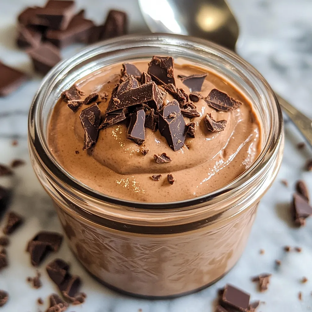 Schnelles Protein Dessert