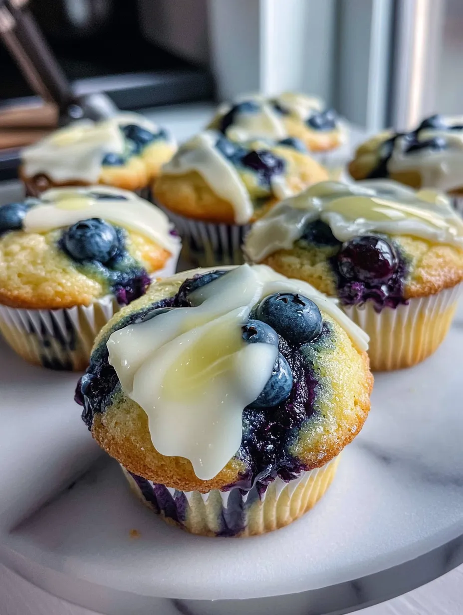 Zitronen-Heidelbeer-Muffins