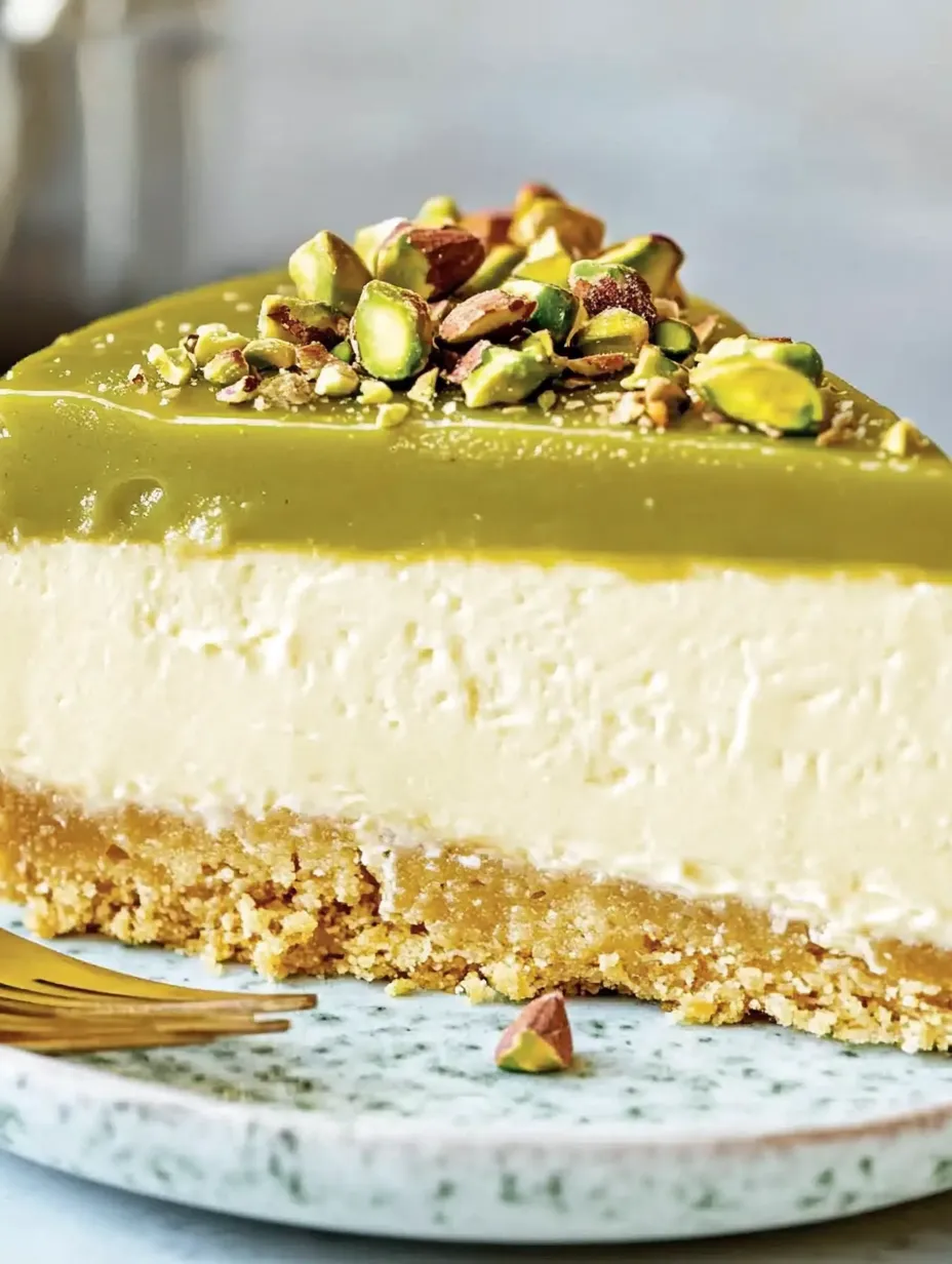 No-Bake Pistazien-Cheesecake – Mega cremig und richtig nussig