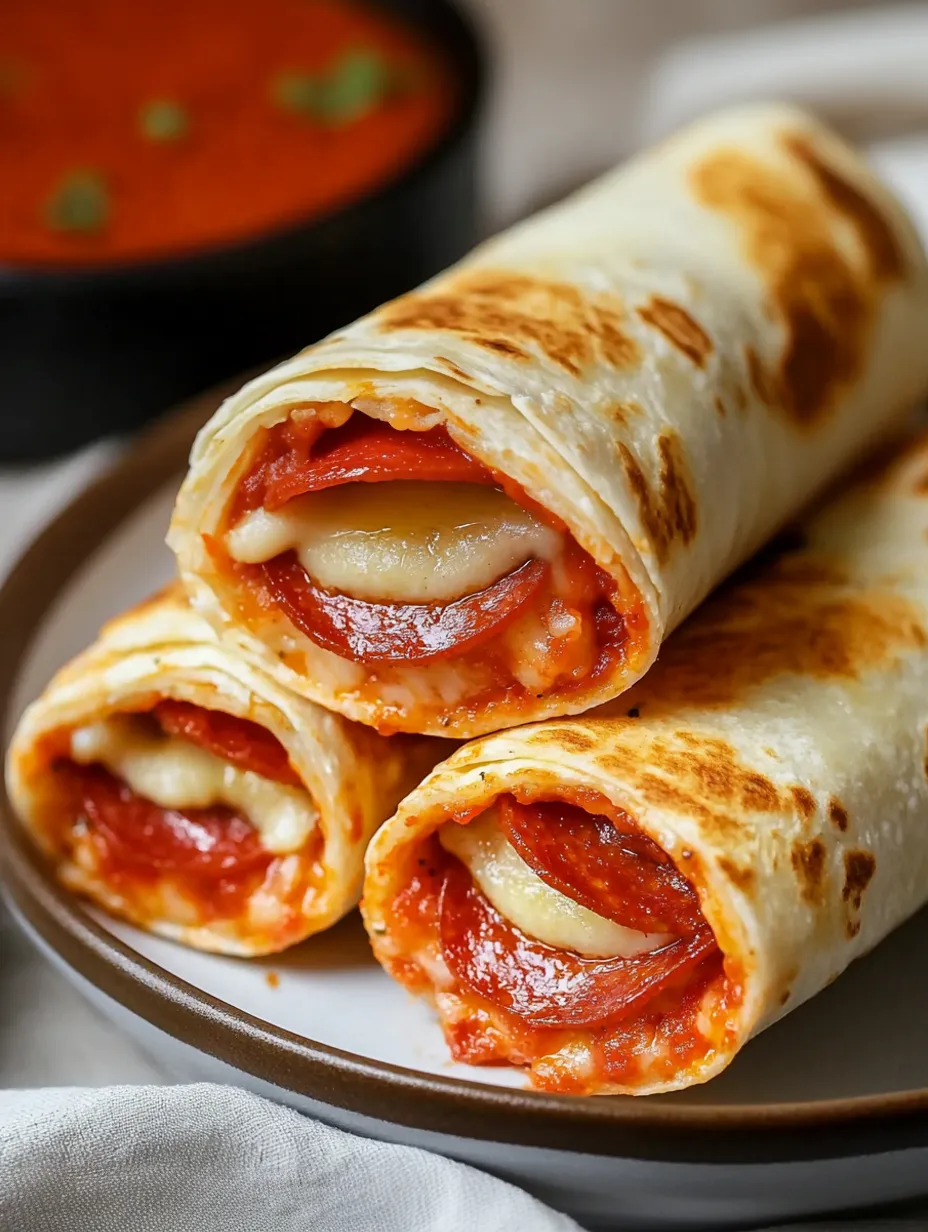 Heißluftfritteusen Pizza Roll-Ups
