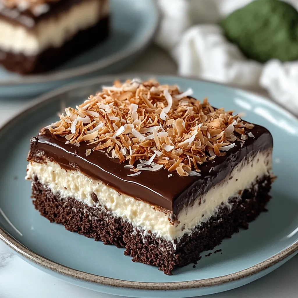 Schoko-Kokos Kuchen