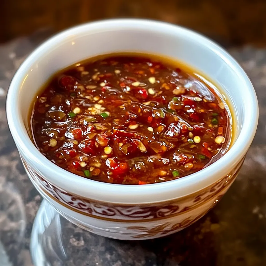 Hausgemachte Chili-Knoblauch-Sauce