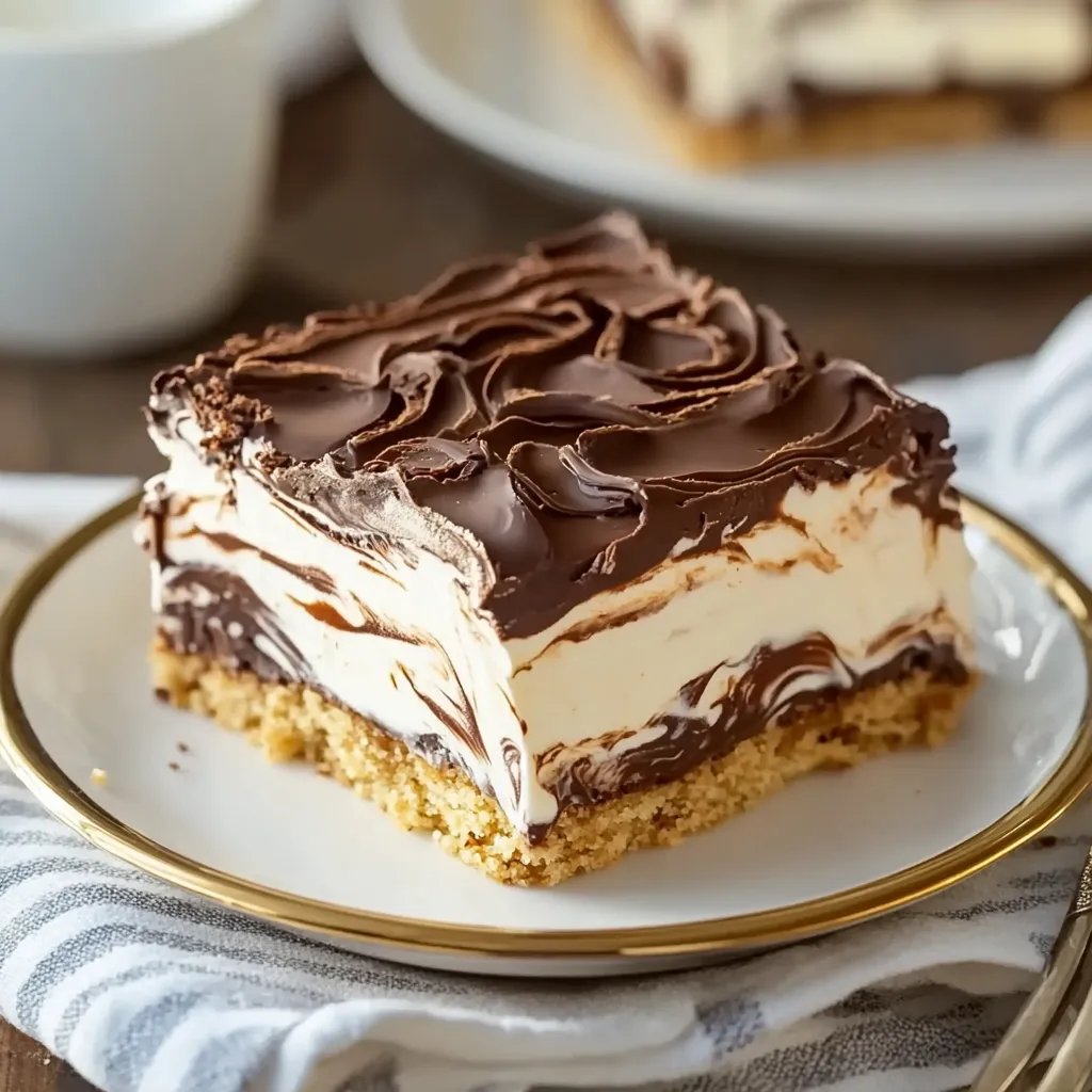 No-Bake Schoko-Eclairkuchen