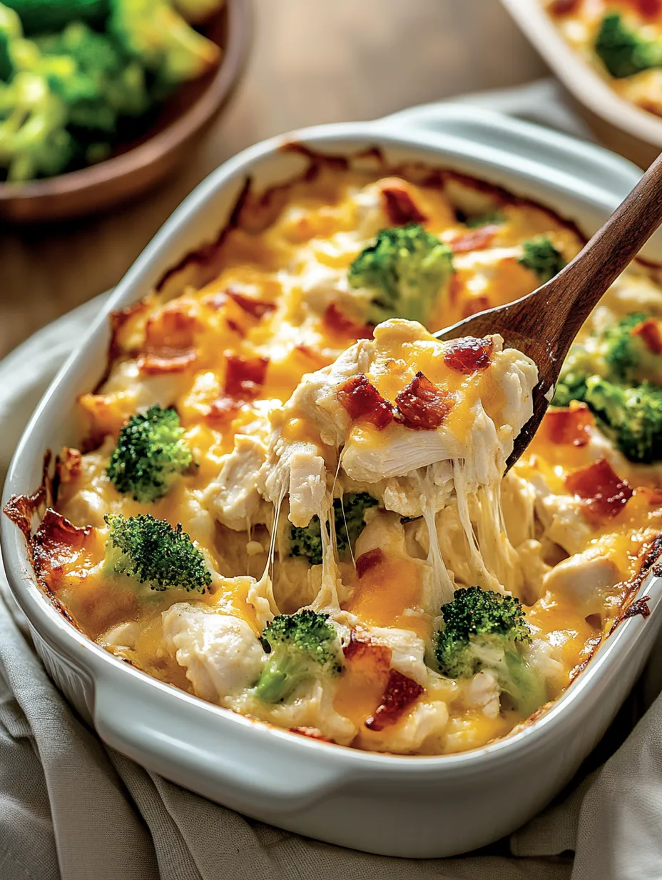 Einfaches kohlenhydratarmes Hähnchenauflauf-Rezept