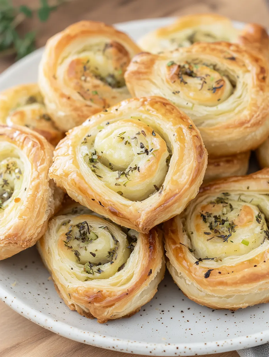 Pesto-Frischkäse Blätterteigspiralen – Knackig, Sahnig und Geschmackvoll