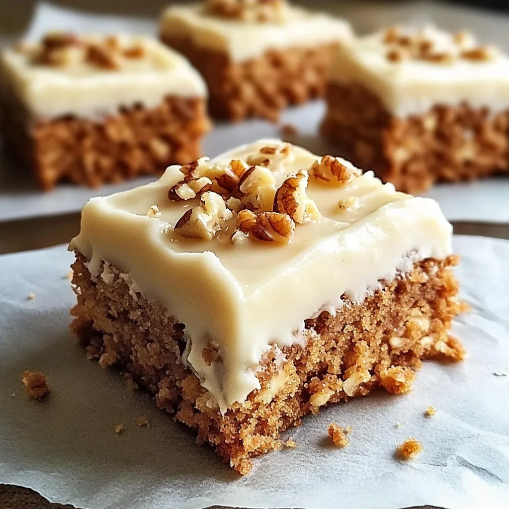 Karottenkuchenriegel