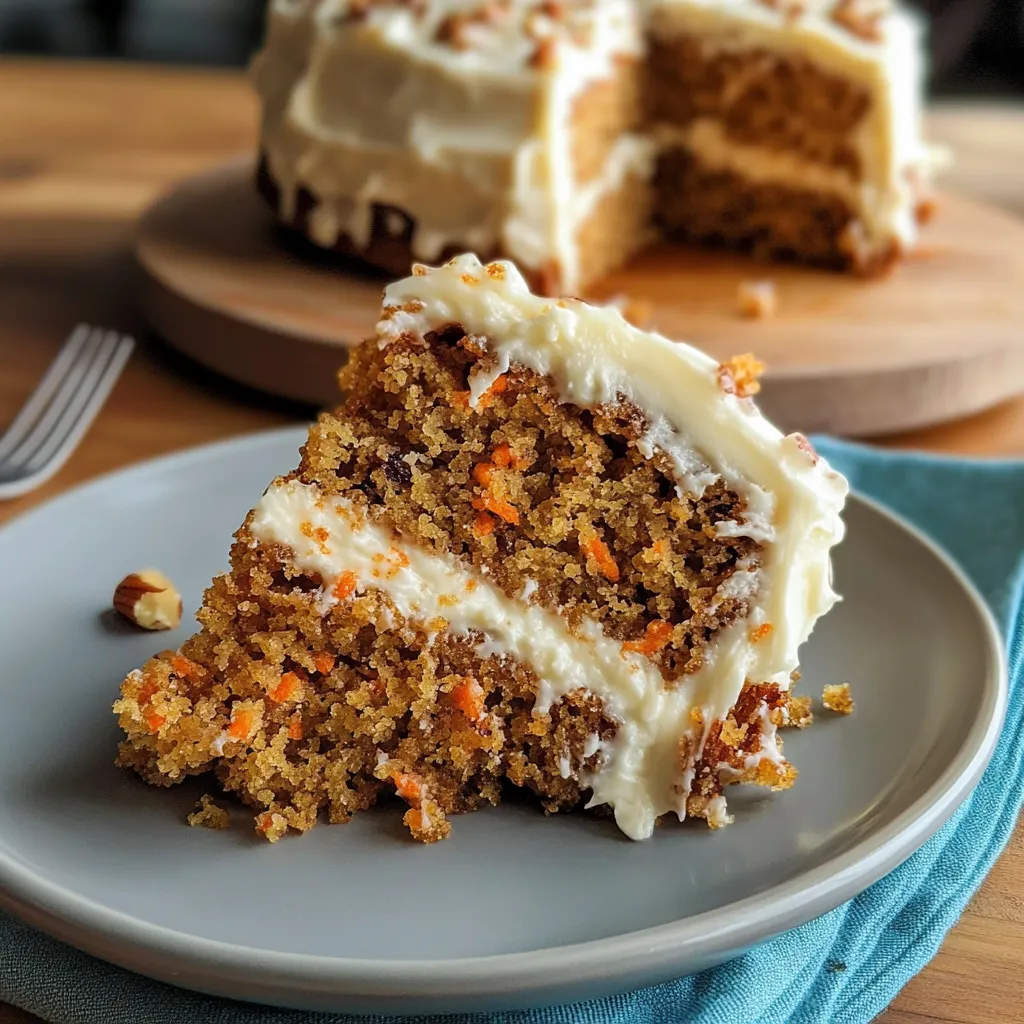 Nahaufnahme Bobby Flay Karottenkuchen