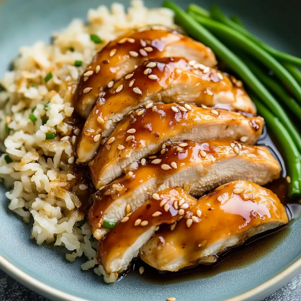 Gebackenes Honig Knoblauch Huhn