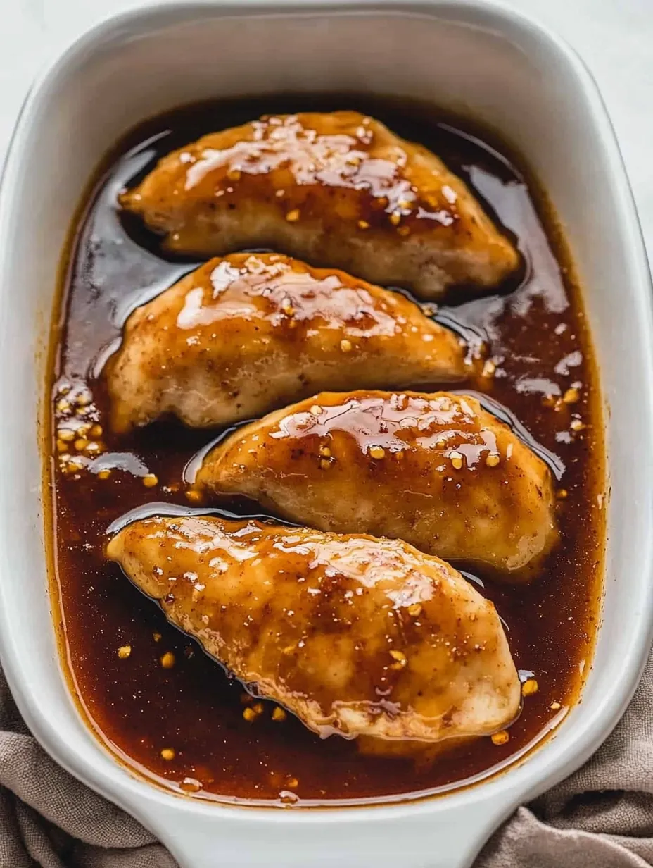 Gebackenes Honig-Knoblauch-Hähnchen
