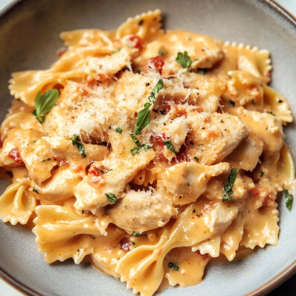 Leckere Heirats-Huhn Pasta