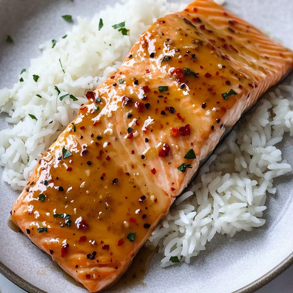 Lachs mit Honigglasur