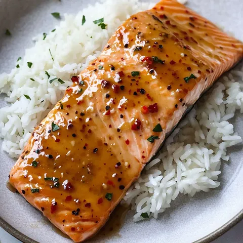 Lachs mit Honigglasur