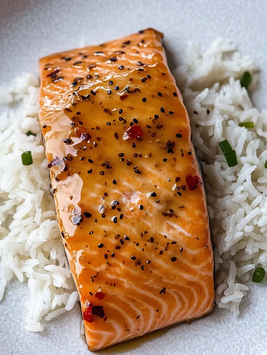 Hausgemachter Scharfer Honig-Glasierter Lachs