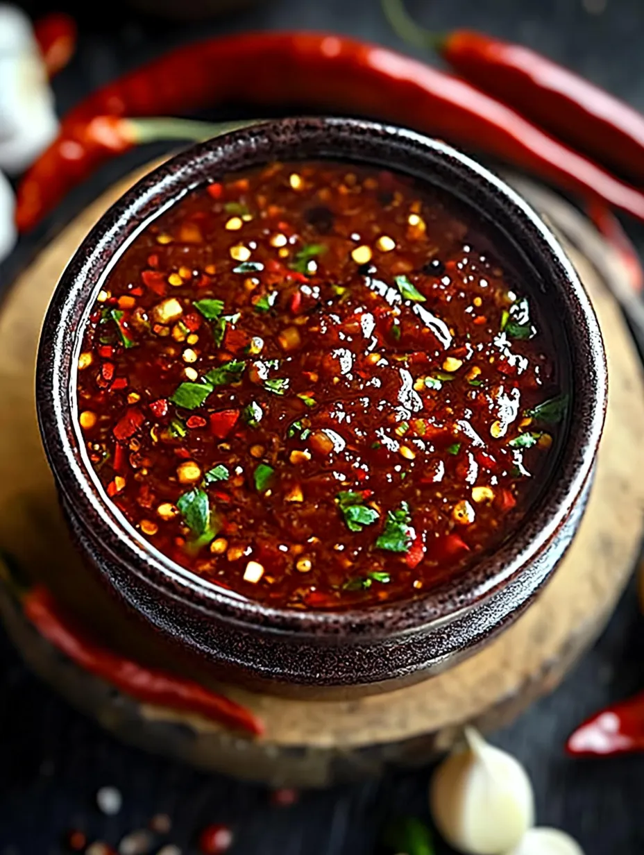 Chili-Knoblauch-Soße einfach gemacht