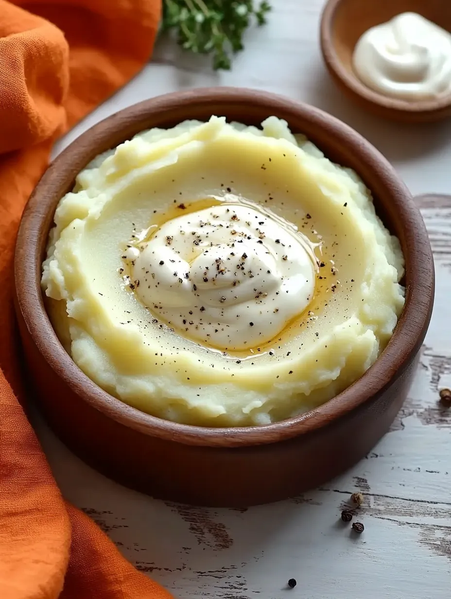 Cremiges Kartoffelpüree mit Sahne