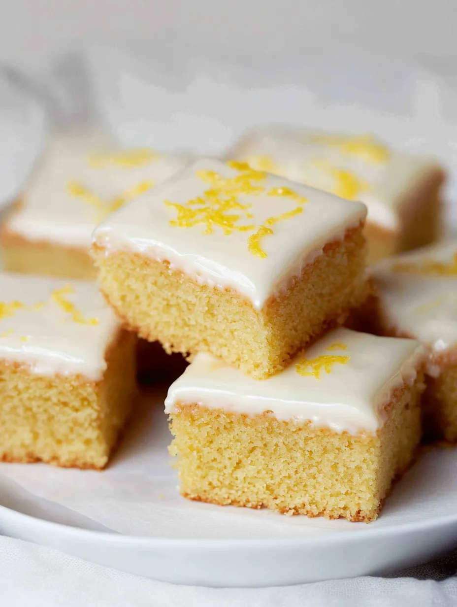 Einfaches Zitronen-Blechkuchen Rezept