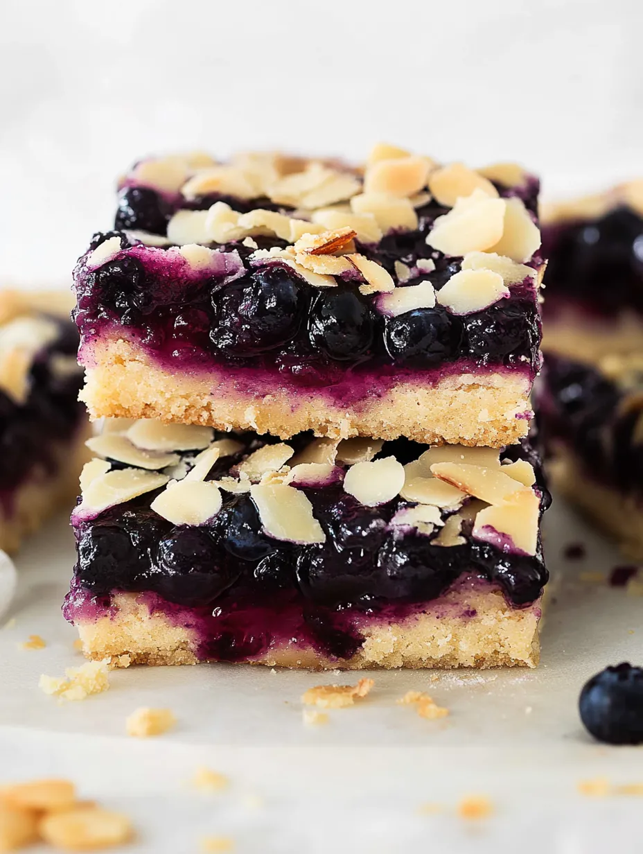 Einfache Heidelbeer Cookie Bars