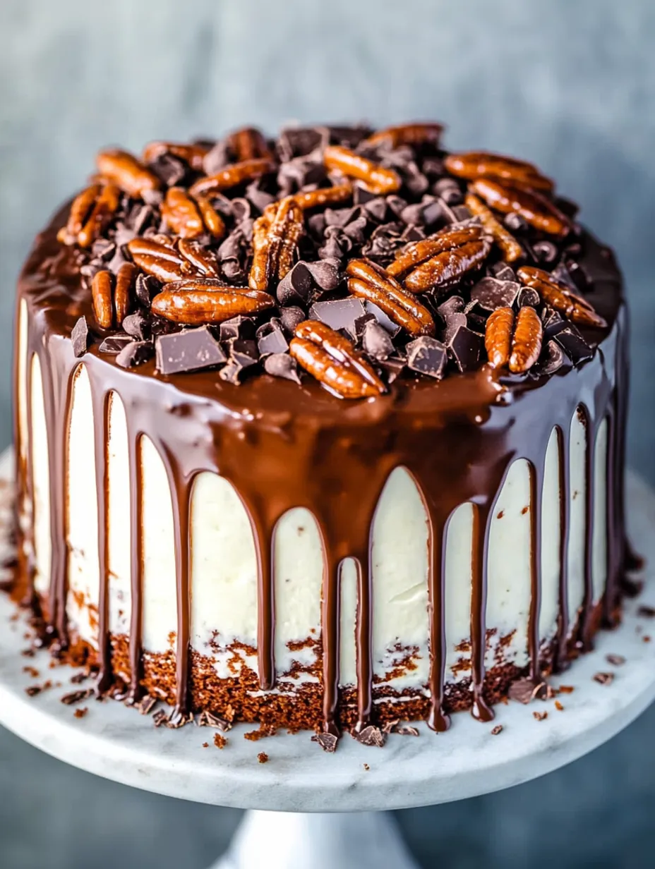 Schokoladen-Turtle-Torte