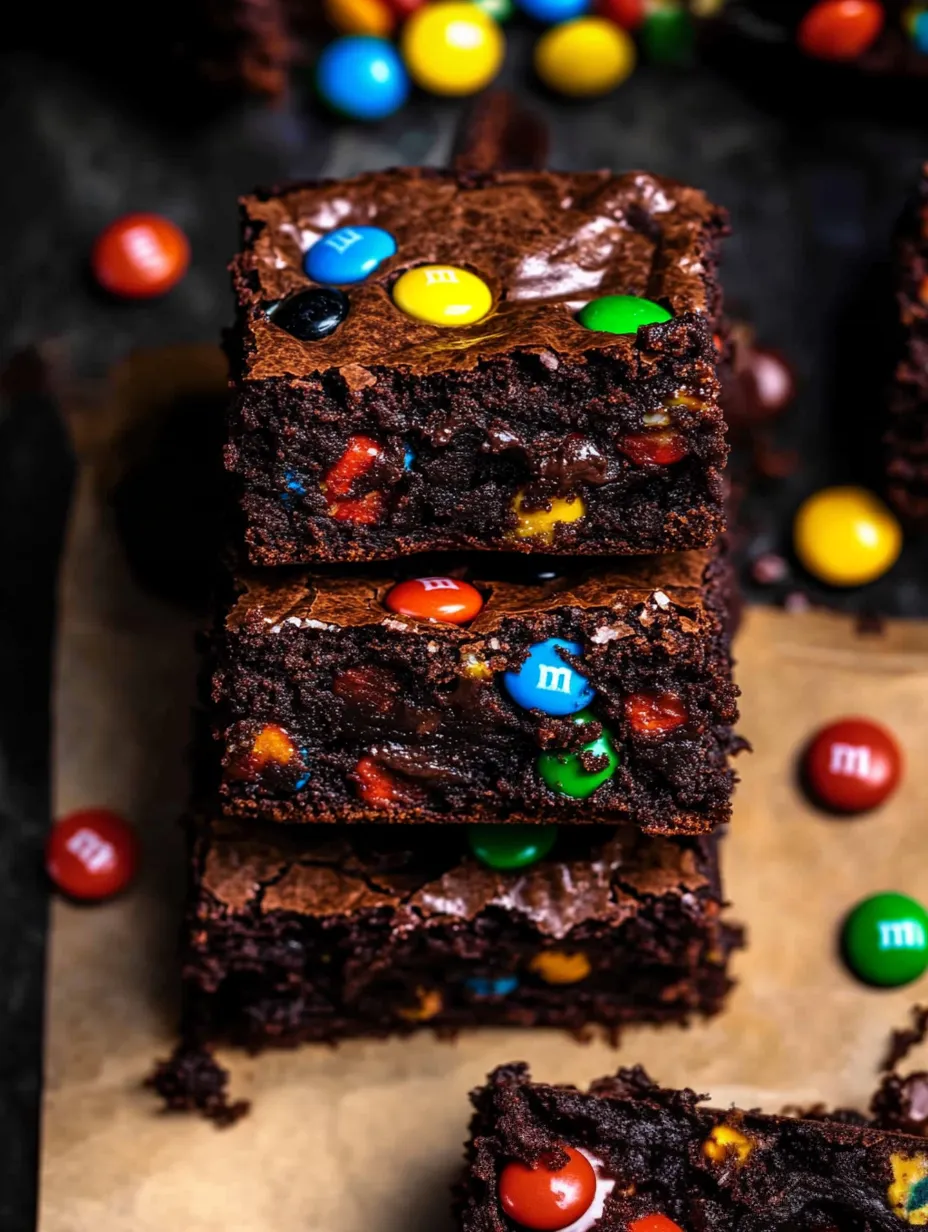 Saftige M&M Brownies Original